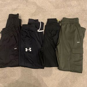 (1) Nike Jogger (1) Under Armour (2) Zara joggers